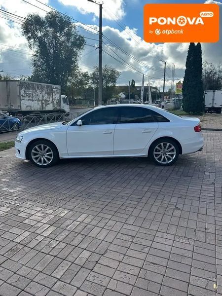 Audi A4, 2013 р., Бензин, 161 тис. км, Седан, Білий, Кропивницький (Кіровоград) AT-10409629 фото