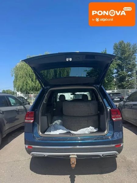 Volkswagen Atlas, 2018 р., Бензин, 172 тис. км, Позашляховик / Кросовер, Синій, Черкаси AT-10419857 фото