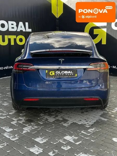Tesla Model X, 2016 г., Електро, 93 тыс. км, Внедорожник / Кроссовер, Синий, Львов AT-10409063 фото