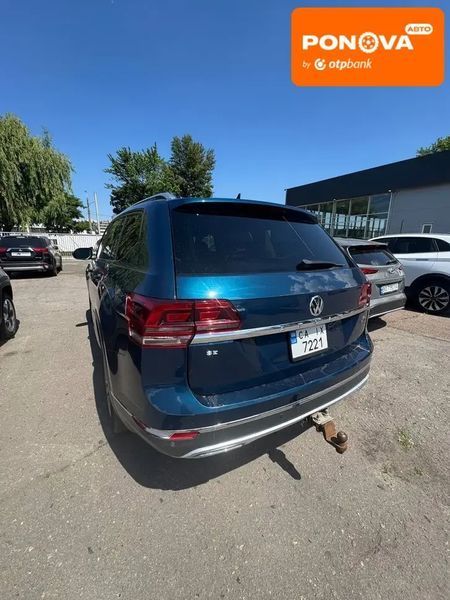 Volkswagen Atlas, 2018 р., Бензин, 172 тис. км, Позашляховик / Кросовер, Синій, Черкаси AT-10419857 фото