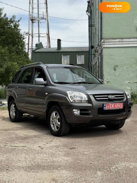 Kia Sportage, 2005, Бензин, 2 л., 152 тис. км, Позашляховик / Кросовер, Сірий, Чернігів 107606 фото