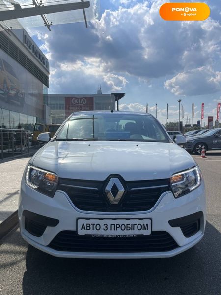 Renault Logan, 2021, Бензин, 0.9 л., 32 тис. км, Седан, Білий, Київ 101454 фото