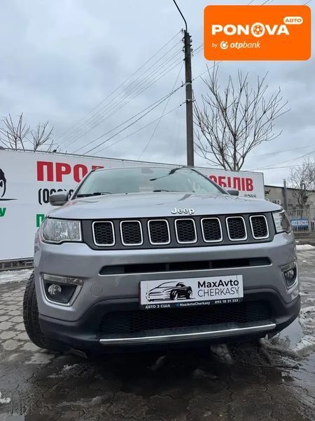 Jeep Compass, 2019 г., Бензин, 161 тыс. км, Внедорожник / Кроссовер, Серый, Черкассы AT-10411590 фото