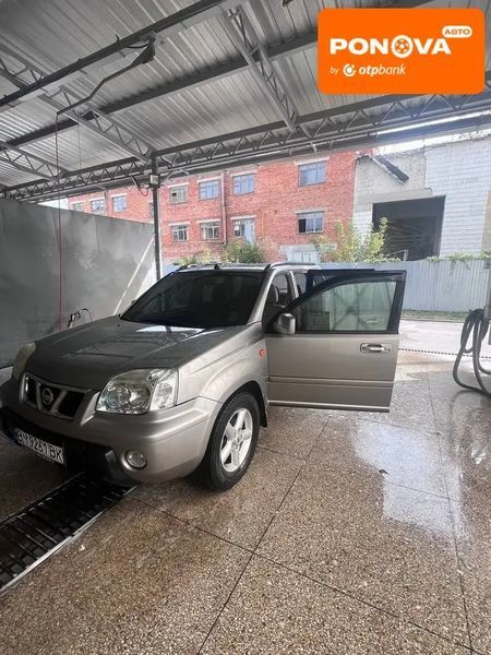 Nissan X-Trail, 2003 г., Газ пропан-бутан / Бензин, 262 тыс. км, Минивен, Серый, Сумы AT-10402710 фото
