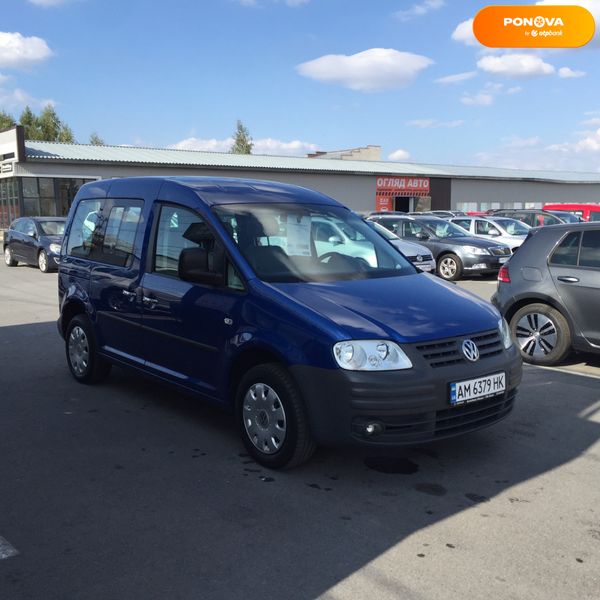 Volkswagen Caddy пасс., 2005, Бензин, 1.6 л., 223 тыс. км, Фургон, Синий, Житомир 4425 фото