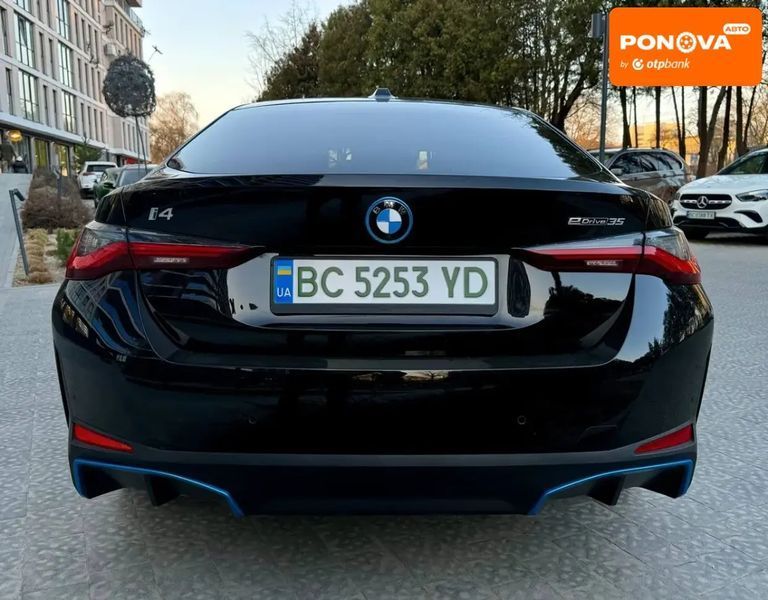 BMW i4, 2023 р., Електро, 96 тис. км, Ліфтбек, Чорний, Львів AT-10418595 фото