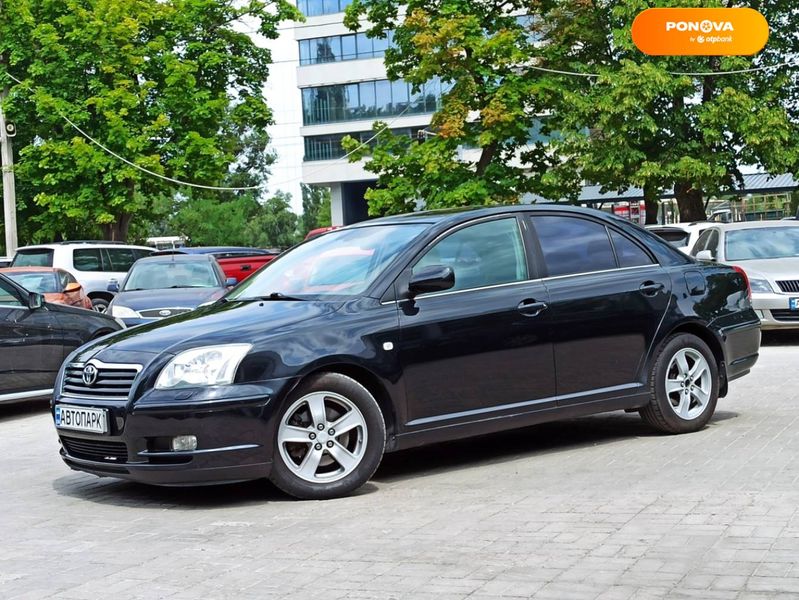 Toyota Avensis, 2004, Бензин, 2 л., 218 тис. км, Седан, Чорний, Дніпро (Дніпропетровськ) 107258 фото