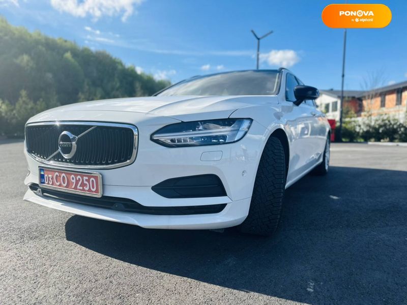 Volvo V90, 2018, Дизель, 2 л., 144 тыс. км, Универсал, Белый, Іршава Cars-Pr-65316 фото