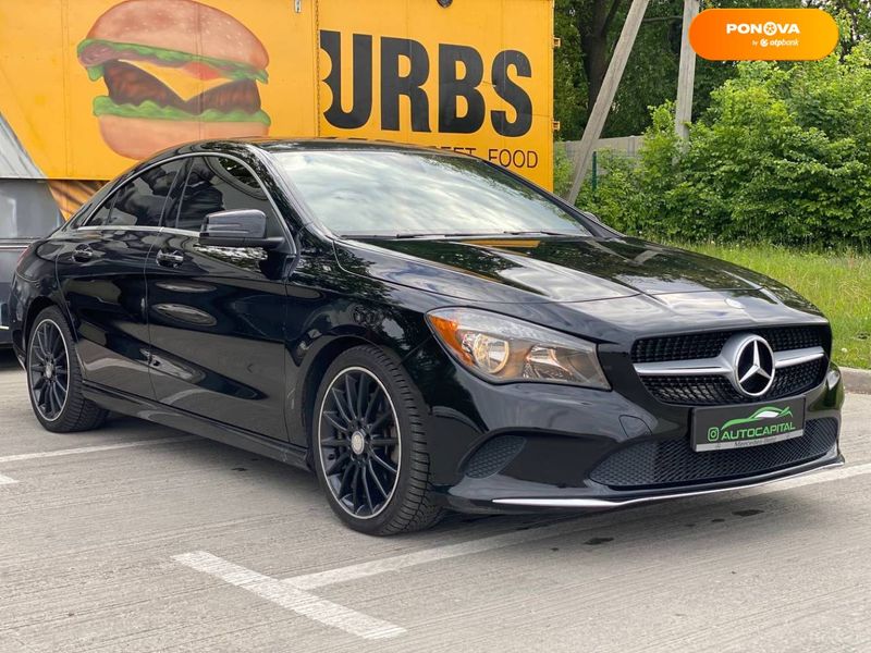 Mercedes-Benz CLA-Class, 2017, Бензин, 1.99 л., 111 тис. км, Седан, Чорний, Київ 48300 фото