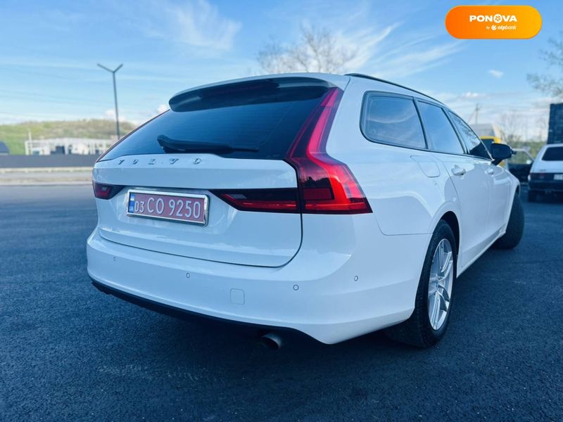 Volvo V90, 2018, Дизель, 2 л., 144 тыс. км, Универсал, Белый, Іршава Cars-Pr-65316 фото