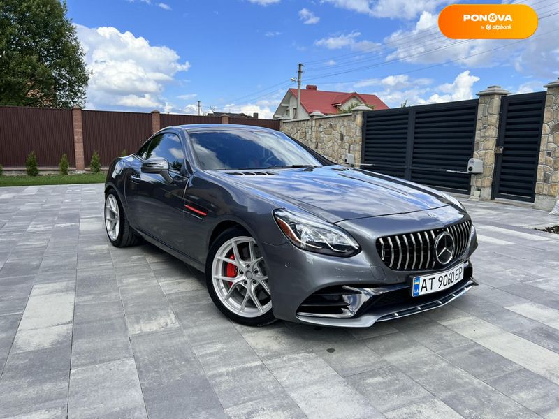 Mercedes-Benz SLC-Class, 2017, Бензин, 2 л., 45 тыс. км, Родстер, Серый, Ивано Франковск Cars-Pr-142770 фото