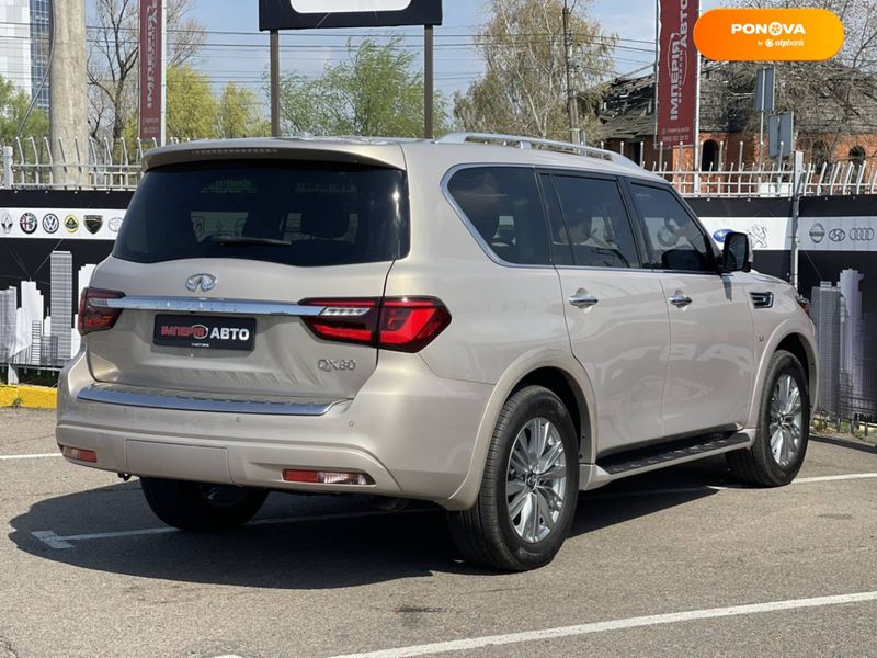 Infiniti QX80, 2018, Бензин, 5.55 л., 67 тис. км, Позашляховик / Кросовер, Бежевий, Київ 49028 фото