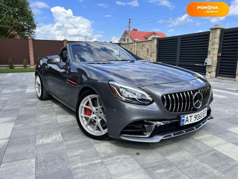 Mercedes-Benz SLC-Class, 2017, Бензин, 2 л., 45 тыс. км, Родстер, Серый, Ивано Франковск Cars-Pr-142770 фото