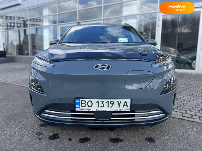 Hyundai Kona Electric, 2022, Електро, 14 тыс. км, Внедорожник / Кроссовер, Синий, Тернополь 45173 фото