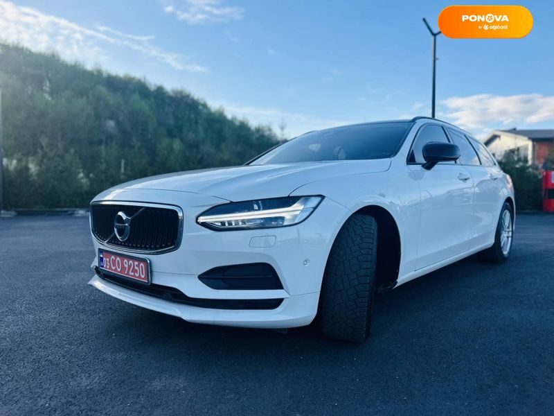 Volvo V90, 2018, Дизель, 2 л., 144 тыс. км, Универсал, Белый, Іршава Cars-Pr-65316 фото