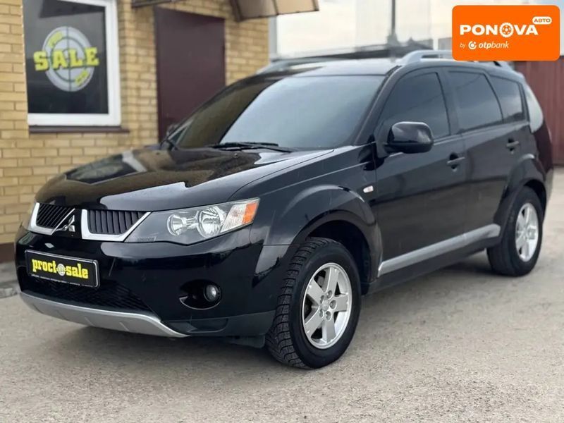 Mitsubishi Outlander XL, 2008 р., Дизель, 257 тис. км, Позашляховик / Кросовер, Чорний, Дніпро (Дніпропетровськ) AT-10417856 фото