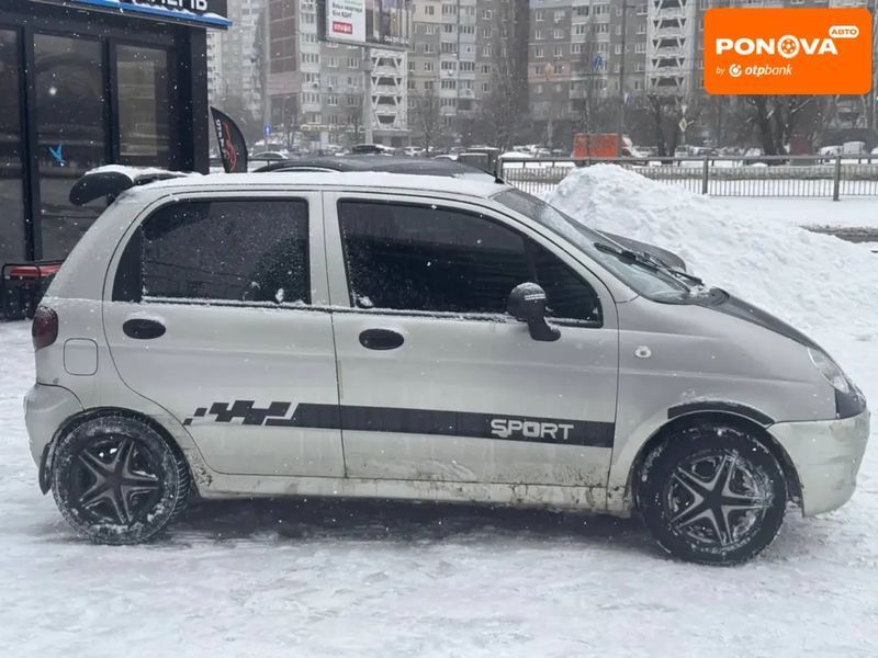 Daewoo Matiz, 2008 р., Бензин, 104 тис. км, Хетчбек, Сірий, Київ AT-10410495 фото