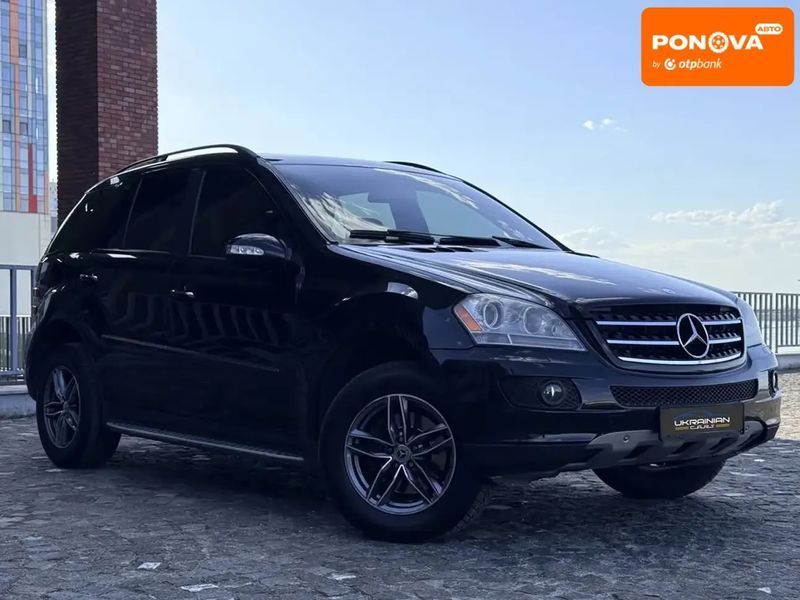 Mercedes-Benz M-Class, 2008 р., Бензин, 195 тис. км, Позашляховик / Кросовер, Чорний, Дніпро (Дніпропетровськ) AT-10418058 фото