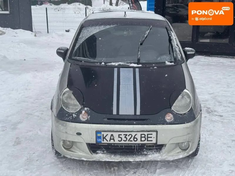 Daewoo Matiz, 2008 р., Бензин, 104 тис. км, Хетчбек, Сірий, Київ AT-10410495 фото