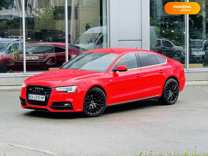 Audi A5 Sportback, 2015, Дизель, 2 л., 238 тыс. км, Лифтбек, Красный, Киев 42312 фото