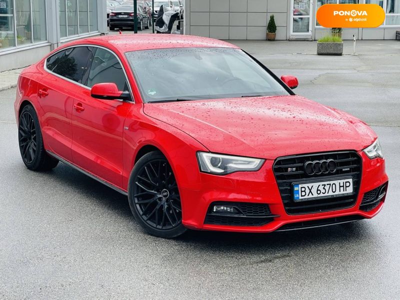 Audi A5 Sportback, 2015, Дизель, 2 л., 238 тис. км, Ліфтбек, Червоний, Київ 42312 фото