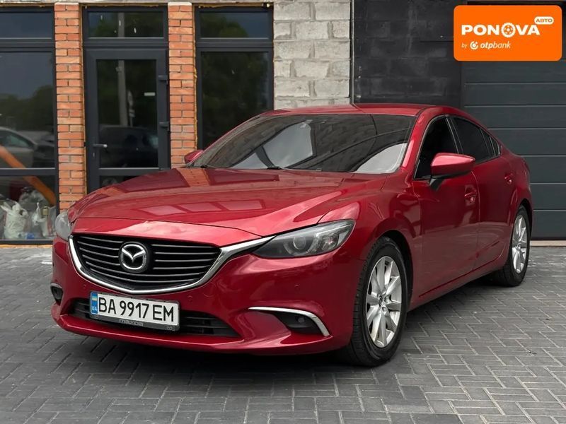 Mazda 6, 2014 г., Дизель, 168 тыс. км, Седан, Красный, Кропивницкий (Кировоград) AT-10418528 фото