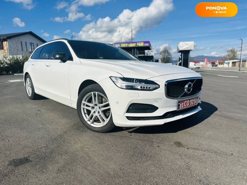 Volvo V90, 2018, Дизель, 2 л., 144 тыс. км, Универсал, Белый, Іршава Cars-Pr-65316 фото