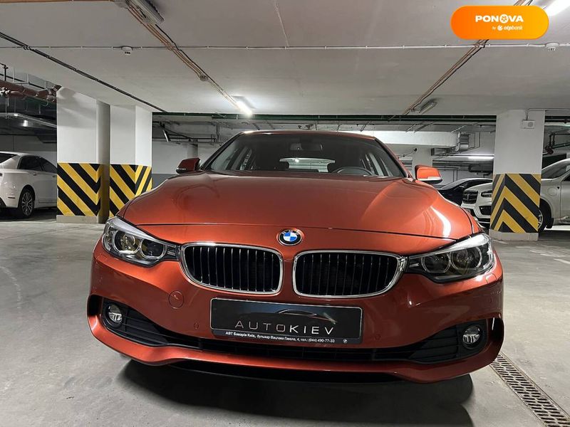 BMW 4 Series, 2017, Бензин, 2 л., 40 тис. км, Седан, Помаранчевий, Київ 97395 фото