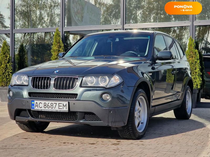 BMW X3, 2008, Дизель, 2 л., 237 тыс. км, Внедорожник / Кроссовер, Серый, Ковель 111274 фото