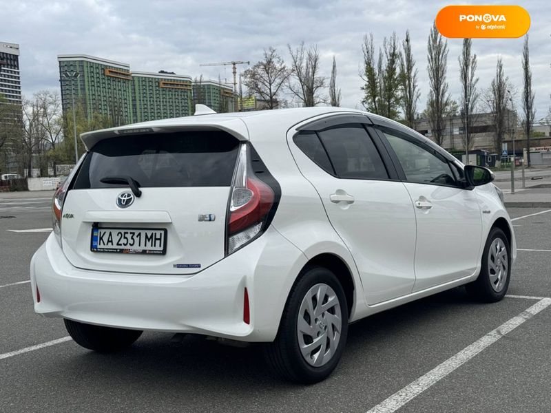 Toyota Aqua, 2018, Гибрид (HEV), 1.5 л., 77 тыс. км, Хетчбек, Белый, Киев Cars-Pr-66050 фото