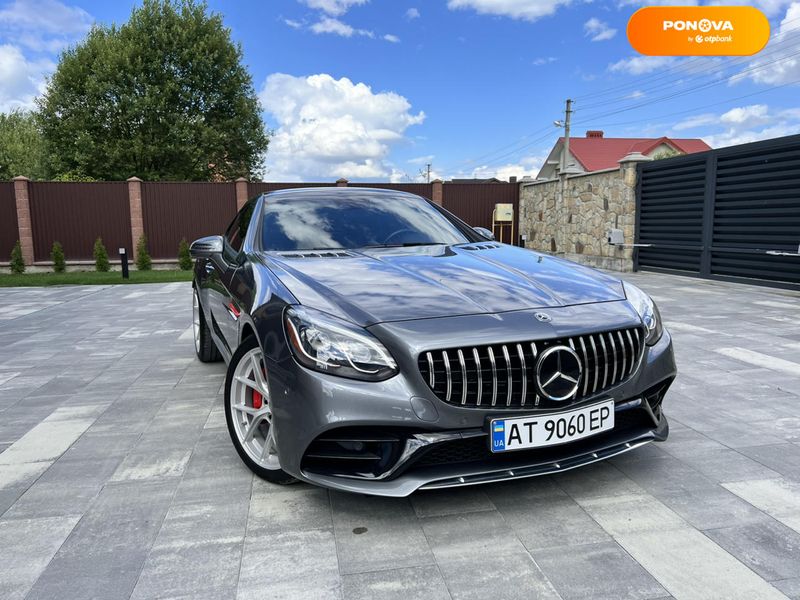 Mercedes-Benz SLC-Class, 2017, Бензин, 2 л., 45 тыс. км, Родстер, Серый, Ивано Франковск Cars-Pr-142770 фото