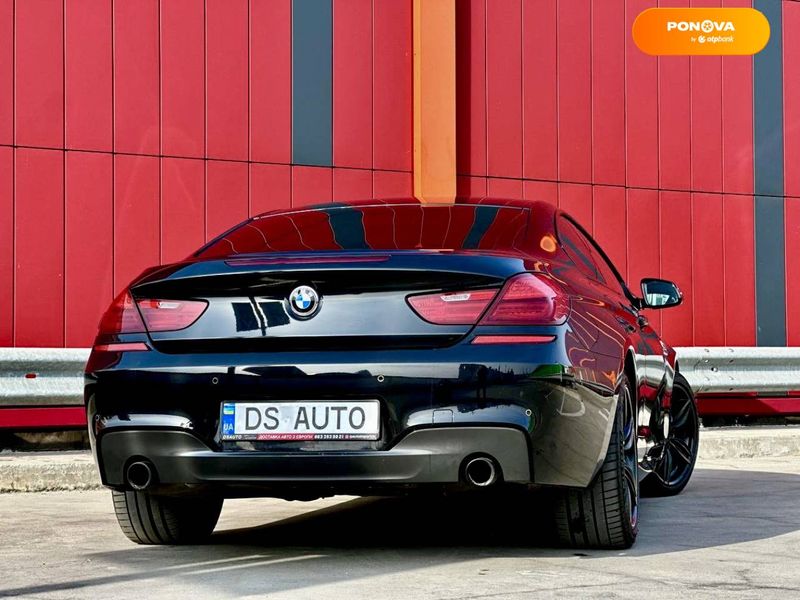 BMW 6 Series, 2017, Бензин, 2.98 л., 77 тыс. км, Купе, Чорный, Киев 46842 фото
