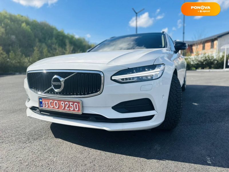 Volvo V90, 2018, Дизель, 2 л., 144 тыс. км, Универсал, Белый, Іршава Cars-Pr-65316 фото