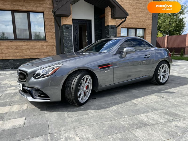 Mercedes-Benz SLC-Class, 2017, Бензин, 2 л., 45 тыс. км, Родстер, Серый, Ивано Франковск Cars-Pr-142770 фото