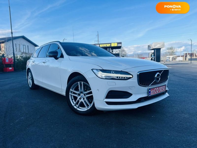 Volvo V90, 2018, Дизель, 2 л., 144 тыс. км, Универсал, Белый, Іршава Cars-Pr-65316 фото