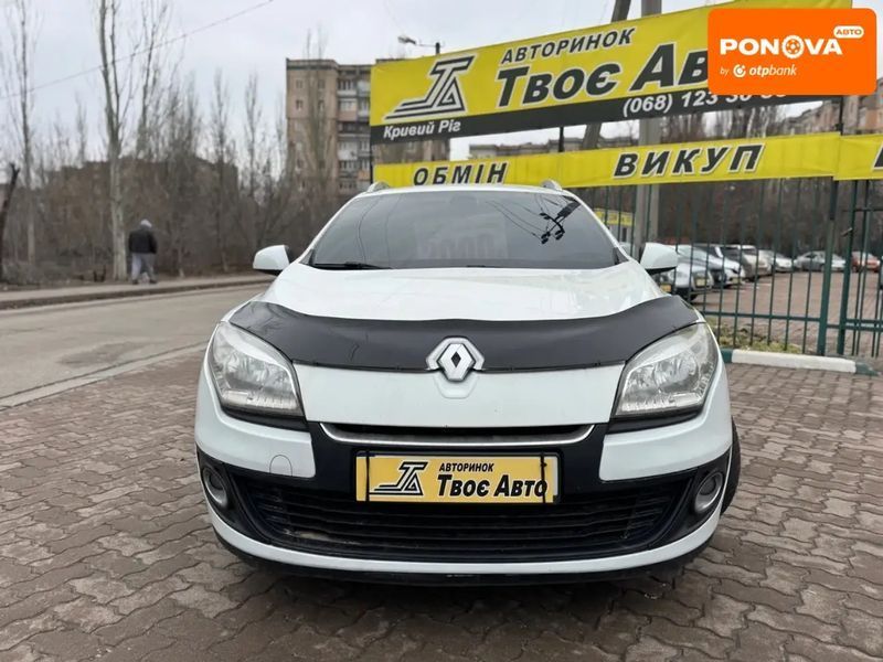 Renault Megane, 2012 г., Дизель, 231 тыс. км, Универсал, Белый, Кривой Рог AT-10410219 фото