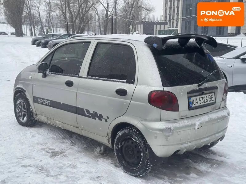 Daewoo Matiz, 2008 р., Бензин, 104 тис. км, Хетчбек, Сірий, Київ AT-10410495 фото