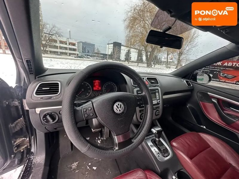 Volkswagen Eos, 2008 р., Бензин, 348 тис. км, Кабріолет, Чорний, Черкаси AT-10410024 фото