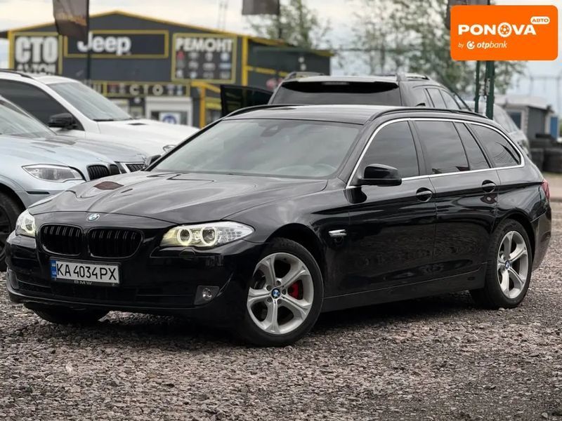 BMW 5 Series, 2011 р., Дизель, 253 тис. км, Універсал, Чорний, Софіївська Борщагівка AT-10418399 фото
