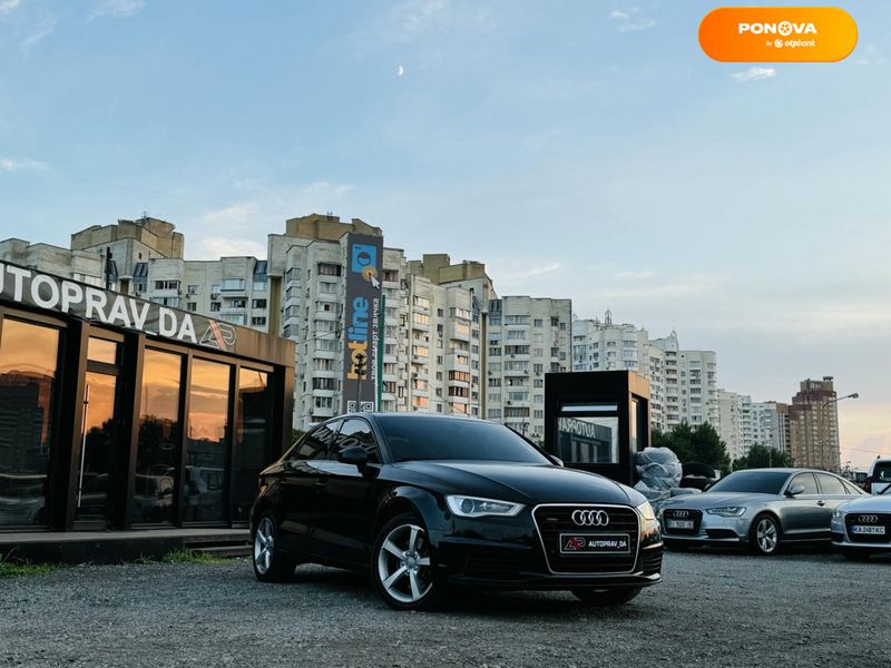 Audi A3, 2015, Бензин, 1.98 л., 224 тыс. км, Седан, Чорный, Киев 111113 фото