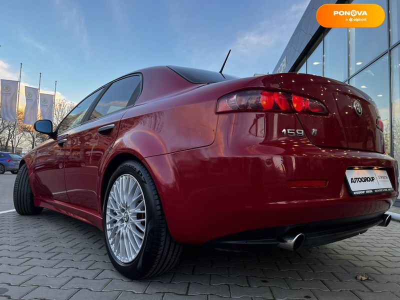 Alfa Romeo 159, 2008, Бензин, 2.2 л., 140 тыс. км, Седан, Красный, Одесса 8604 фото