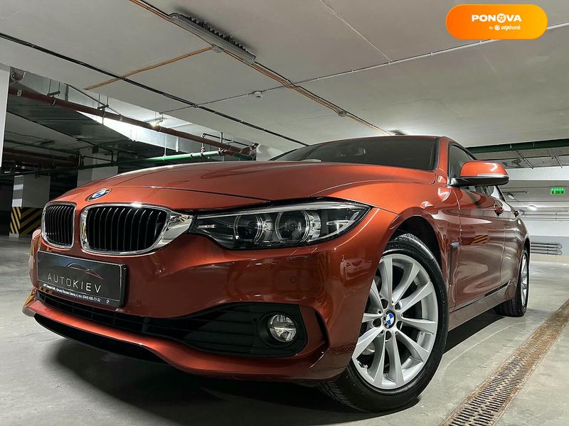 BMW 4 Series, 2017, Бензин, 2 л., 40 тис. км, Седан, Помаранчевий, Київ 97395 фото