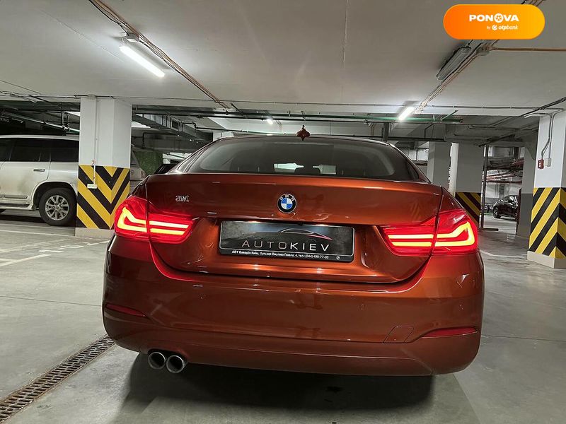 BMW 4 Series, 2017, Бензин, 2 л., 40 тис. км, Седан, Помаранчевий, Київ 97395 фото