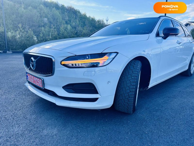 Volvo V90, 2018, Дизель, 2 л., 144 тыс. км, Универсал, Белый, Іршава Cars-Pr-65316 фото