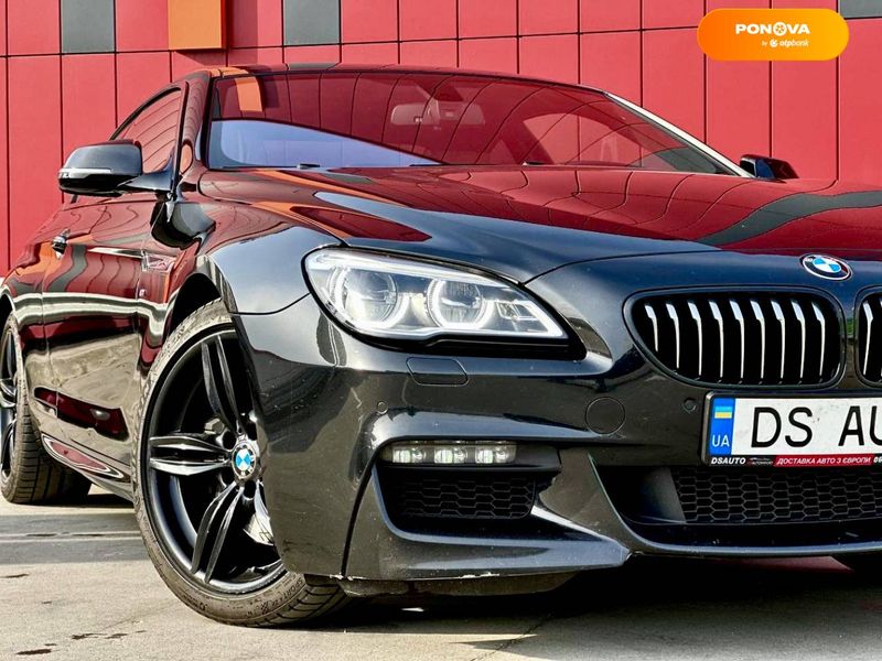 BMW 6 Series, 2017, Бензин, 2.98 л., 77 тис. км, Купе, Чорний, Київ 46842 фото