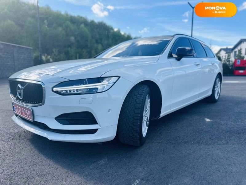 Volvo V90, 2018, Дизель, 2 л., 144 тыс. км, Универсал, Белый, Іршава Cars-Pr-65316 фото