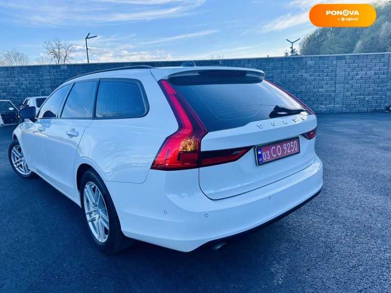 Volvo V90, 2018, Дизель, 2 л., 144 тыс. км, Универсал, Белый, Іршава Cars-Pr-65316 фото