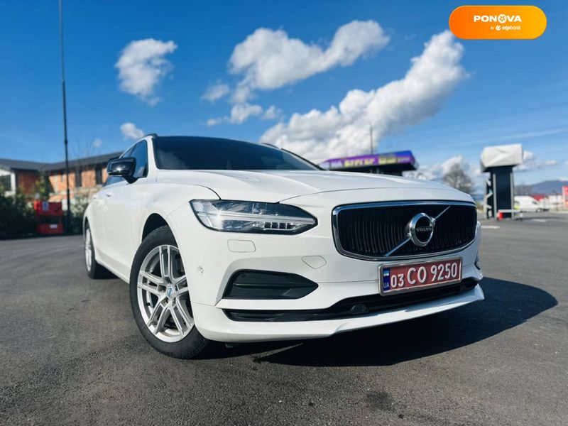 Volvo V90, 2018, Дизель, 2 л., 144 тыс. км, Универсал, Белый, Іршава Cars-Pr-65316 фото