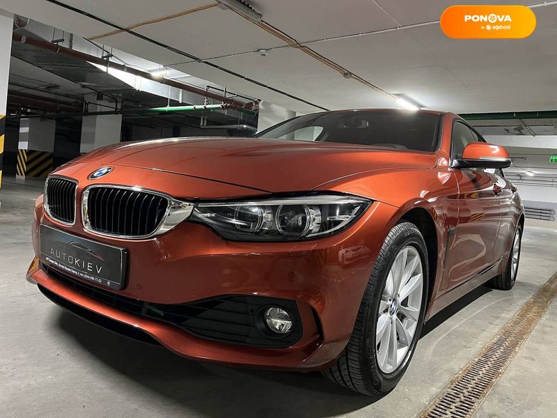 BMW 4 Series, 2017, Бензин, 2 л., 40 тис. км, Седан, Помаранчевий, Київ 97395 фото