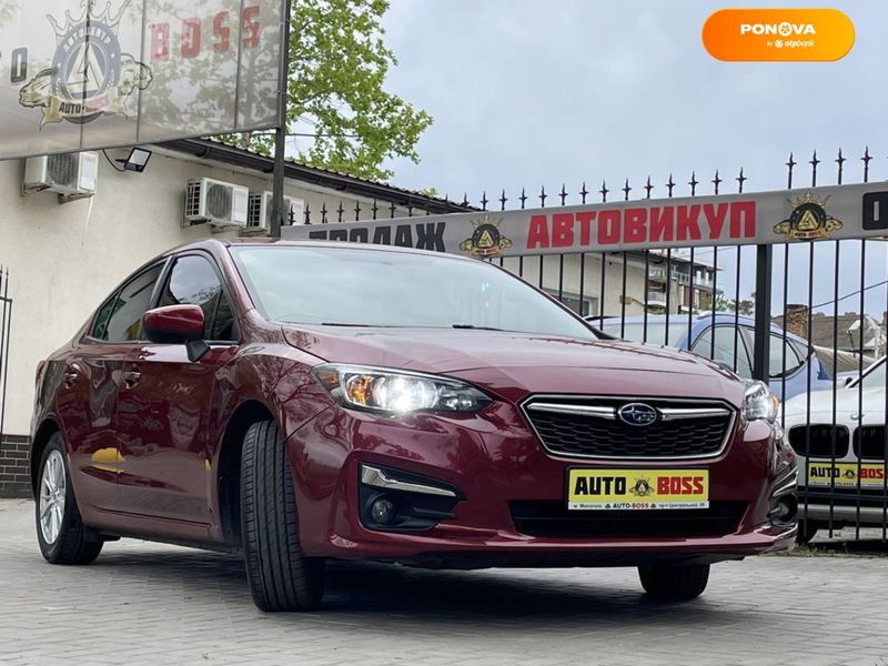 Subaru Impreza, 2016, Бензин, 2 л., 96 тыс. км, Седан, Красный, Николаев 49633 фото